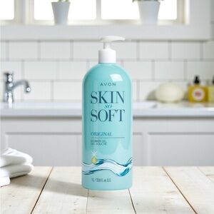 Avon Skin So Soft 33.8 Fluid Ounces Bonus Size Original Shower Gel